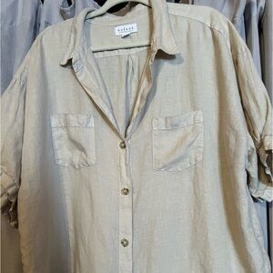 Velvet by Graham and Spencer 100% linen shirt